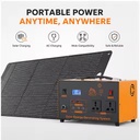 Wholesale 500W 720Wh Home Solar System Portable Power Station with UPS Function for Reliable Home Computer and Router Backup