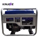 KINJADE K6500GO 5.0/6.0/6.5KW Portable Mini Petrol Generator 420cc 25L Fuel Tank Eco-Friendly AC Electric Start for Construction