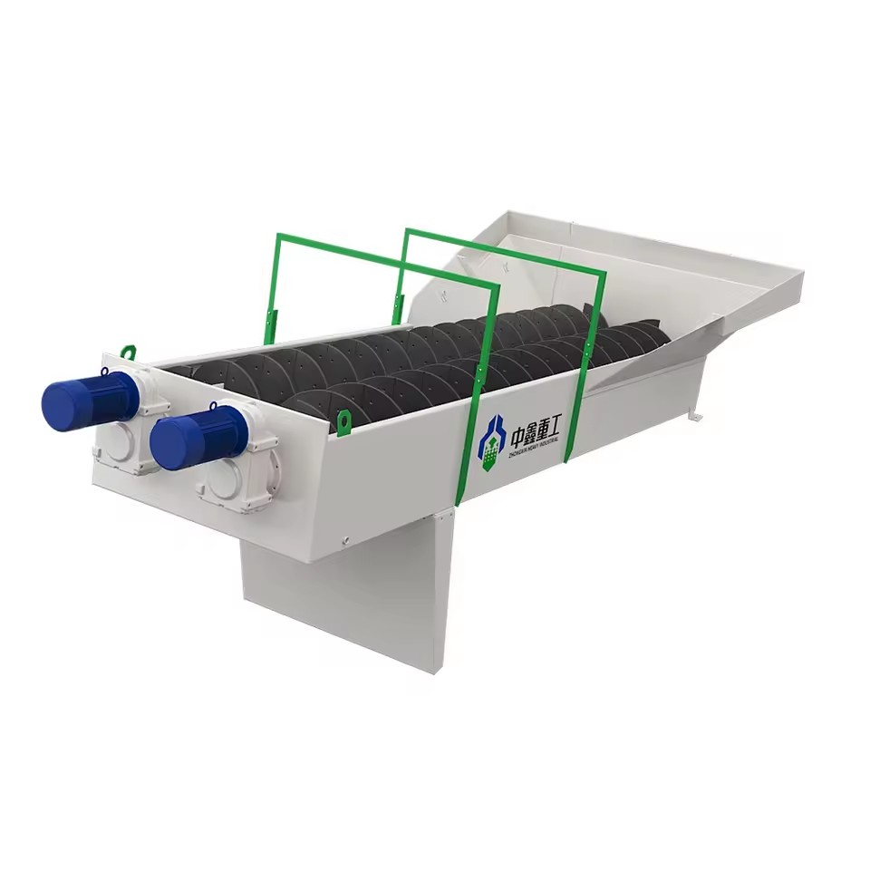 New Design River Sand Silica Sand Cleaning Equipment XL Series Washer Screw Sand Washing Machine High Capacity AC Motor
