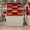 Mineral Processing Wheel Bucket Sand Washing Machine with Gear & Pump 20-180t/h Capacity for Mining