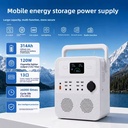 DJ8 120W 1000WH Solar Car Generation System Lithium Ion Battery 220V AC/DC Output MPPT Controller Pure Sine Wave Au