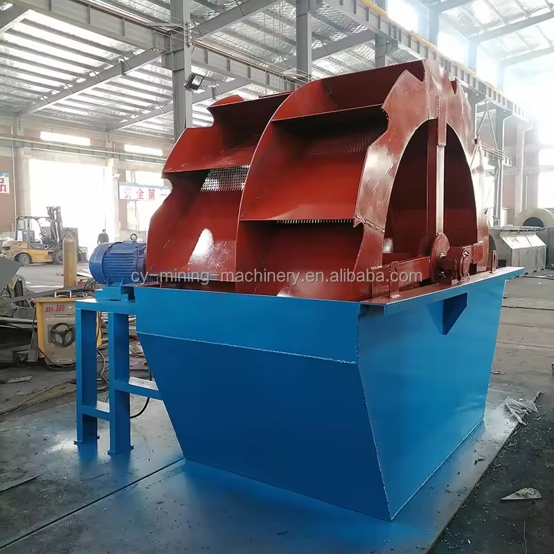 Alluvial Riverbed Pebble Manufactured Sand Washing Equipment Bucket Wheel Sand Washing Machine