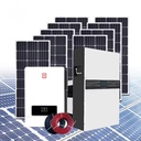 All One Residential Portable Solar Power System 2KW-5KW MPPT Monocrystalline Silicon Lithium Ion 48V 110-240V AC Output Prue