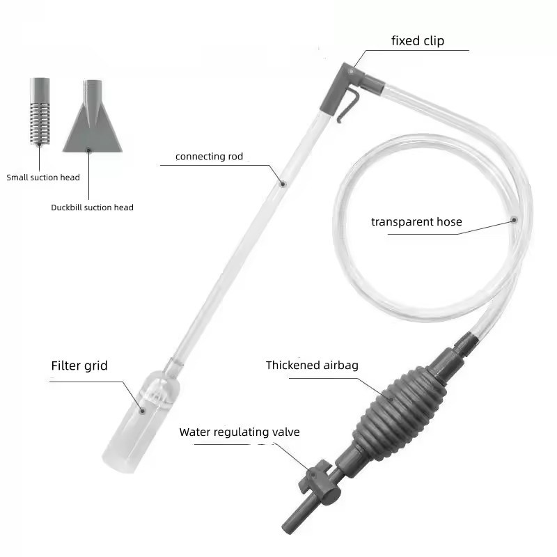 Plastic Eco-friendly Fish Tank Water Changer Siphon Pipe Sand Washer Water Pump Aquarium Supplies Fish Tank Cleaner