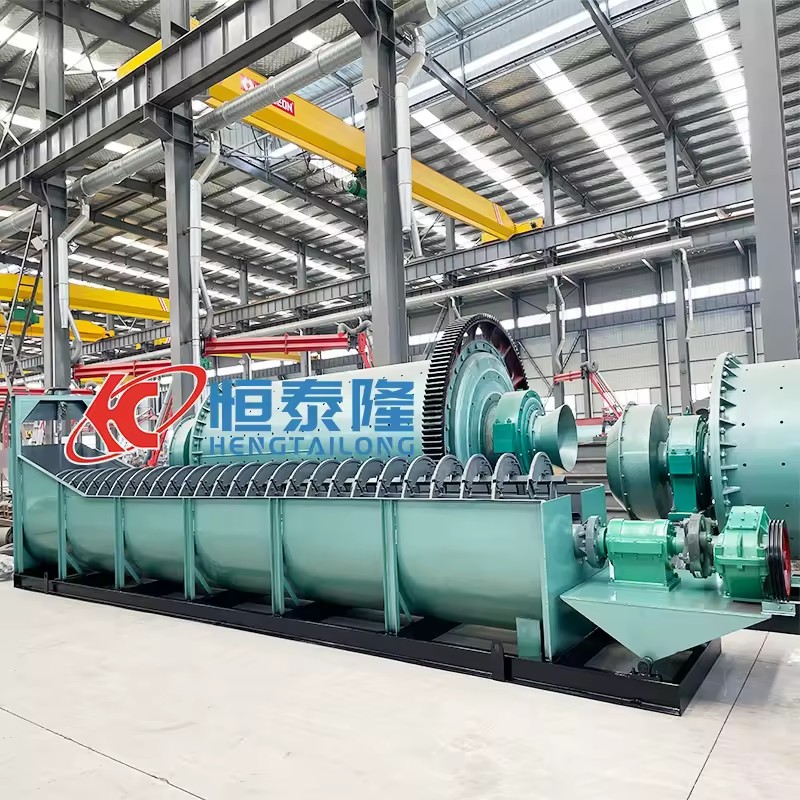 High Quality Water Saving Mineral Processing Machinery Copper Ore Gold Mining Sand Washer Double Screw Classifier Spiral Price