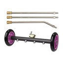 High Pressure 2-in-1 Car Undercarriage & Road Surface Cleaner with Stainless Steel Aluminum Alloy for Salt & Sand Rinse