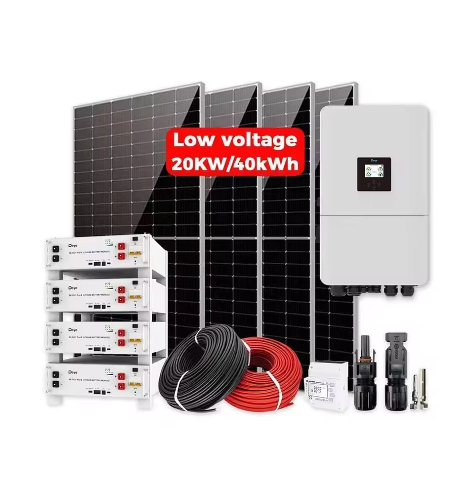 15KW Hybrid Solar Power System Kit with Inverter Battery and Panels Complete DIY Set at Low Price for Residential Home Use