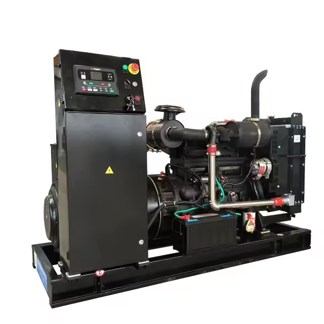 Open Type 10kva 15kva 30kva 50kva Water Cooling Single Phase 220V Home Backup Diesel Generator Set with Engine
