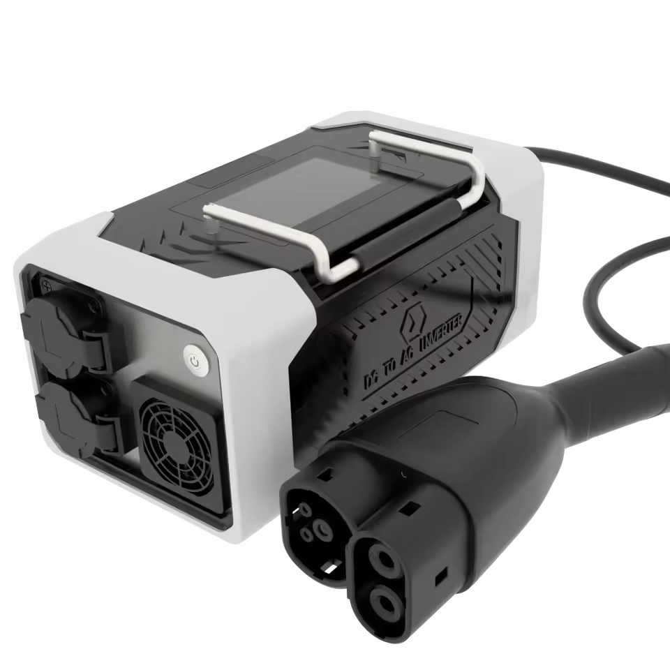 Tesla V2L Adapter 3.5kW 5kW Portable Vehicle-to-Load Power Supply for Electric Outboard Motor Camping Emergency Use