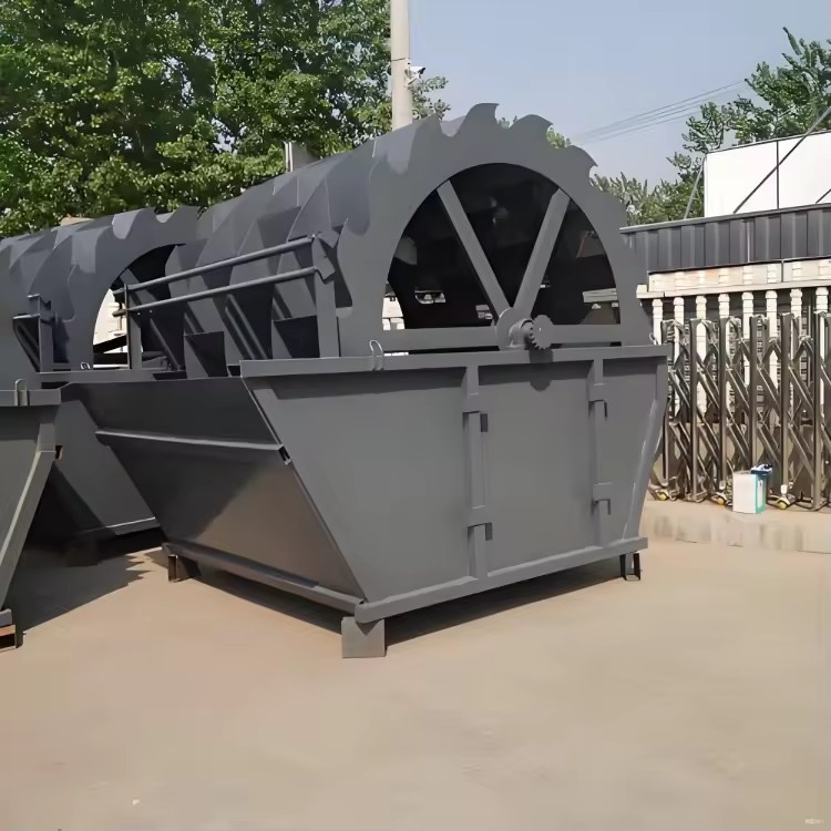 Keweite New Construction River Stone Ore Sand Washer Wheel AC Motor PLC Controlled Gear 88t/h Capacity Henan
