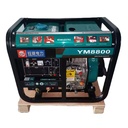 Portable Diesel-Powered 4-stroke Air-cooled Open Frame Generator 100% Copper Alternator 12V DC Electric Start ISO Certified for