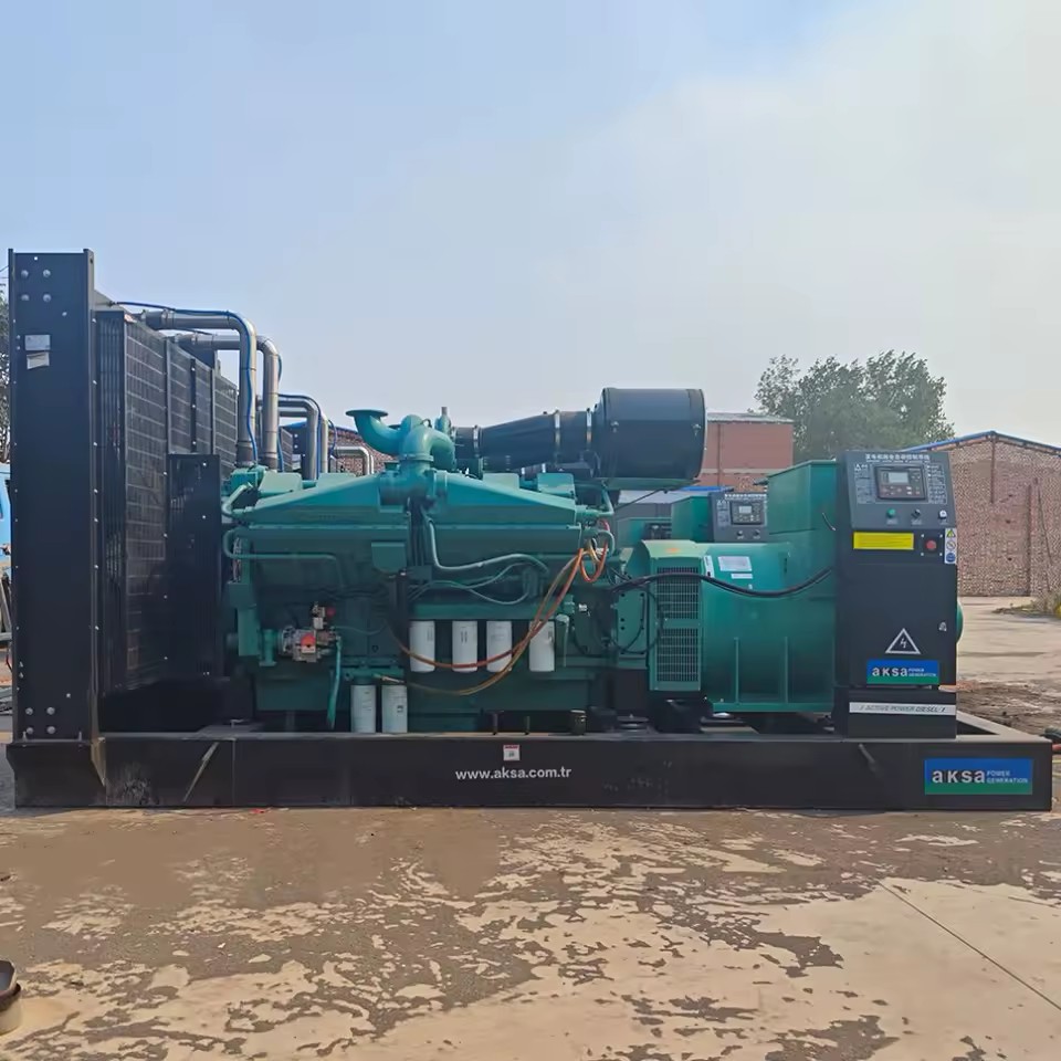 Second Hand Refurbish KTA38-9 1000KW 1250KVA 50HZ 12 Cylinder Diesel Generator with Stamford Motor