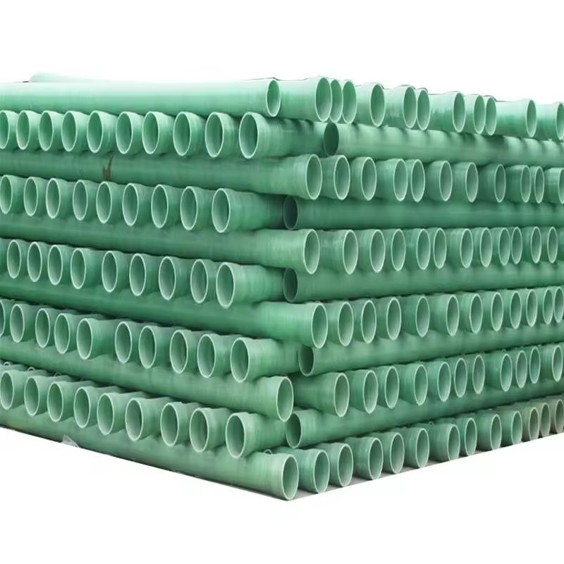 Customizable Large-diameter Glass-sand-reinforced FRP Electrical Pipe High Pressure Flexible Fiberglass Power Pipe