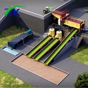 Small Scale Mining Machinery Rotary Screen Machine Trommel Washer 50tons Per Hour Complete Set Gold and Diamond Washing Plant