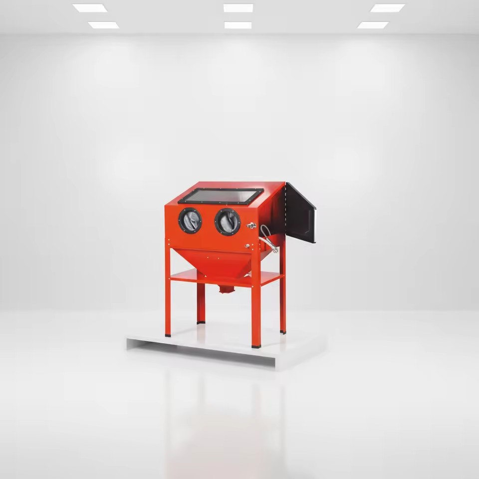 Wet Sandblasting Machine Dustless Manual Wet Sand Blasting Cabinet Water Vapour