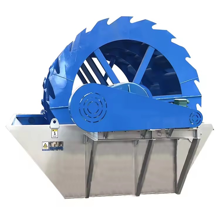 Portable High Output Wheel Bucket Sand Washer Professional River Building Material Sand Washing Machine Aggregate