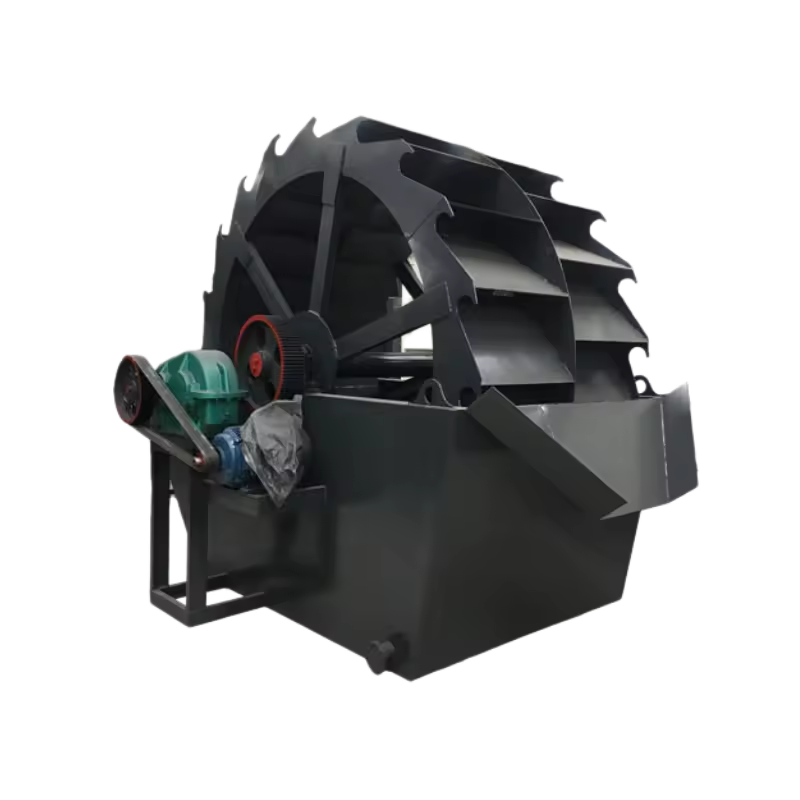 New 2026 Henan High Output AC Motor Bucket Wheel Sand Washer 80-150t/h Efficient Mining Sand Cleaning