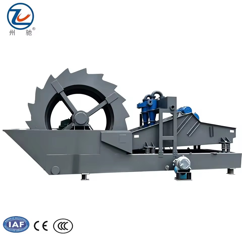 High Output Sand Washing Dewatering Integrated Machine 30 180 M3 H for Sand Plant