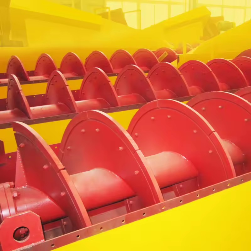 Spiral Sand Washer 30-50t/h Capacity AC Motor Easy Maintenance Sand Washing Machine for Sand Making Plant