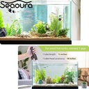 SEAOURA SR-529 Adjustable Aquarium Vacuum Gravel Cleaner Siphon Pump Water Changer Sand Washer Debris Suction Glass Scraper