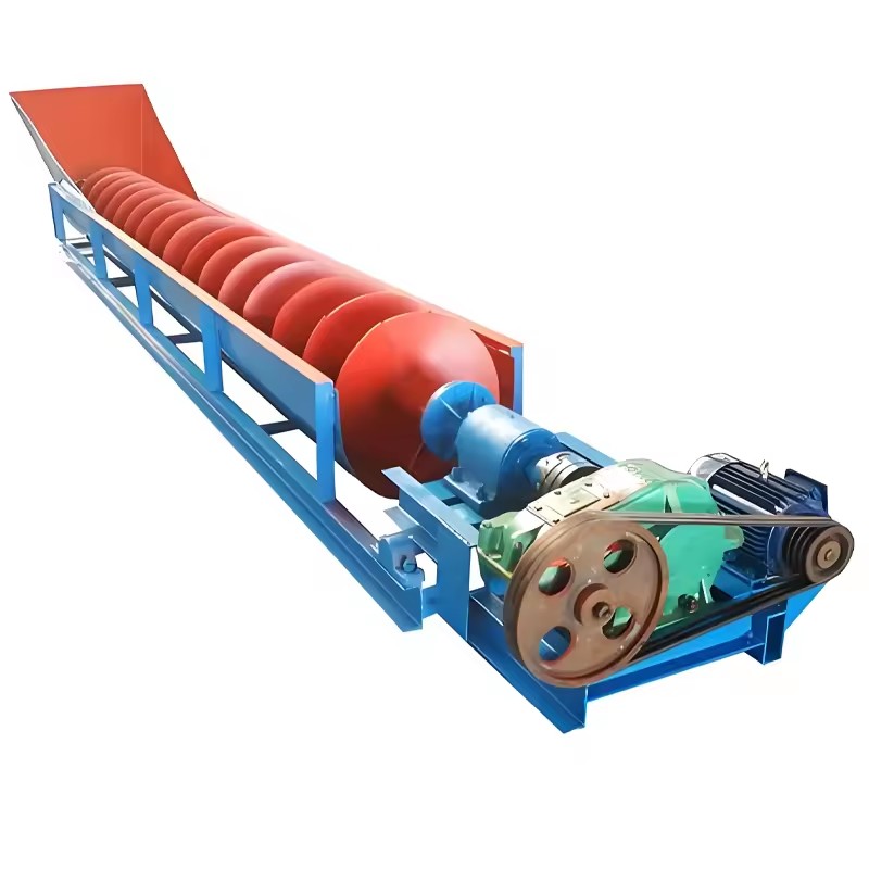 High Efficient Spiral Sand Washer & Ore Classifier with AC Motor 100t/h Capacity for Coppergold Coltan Mining Low Price