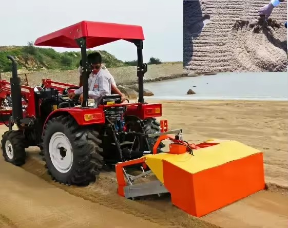 Tractor Mounted Beach Cleaner Sand