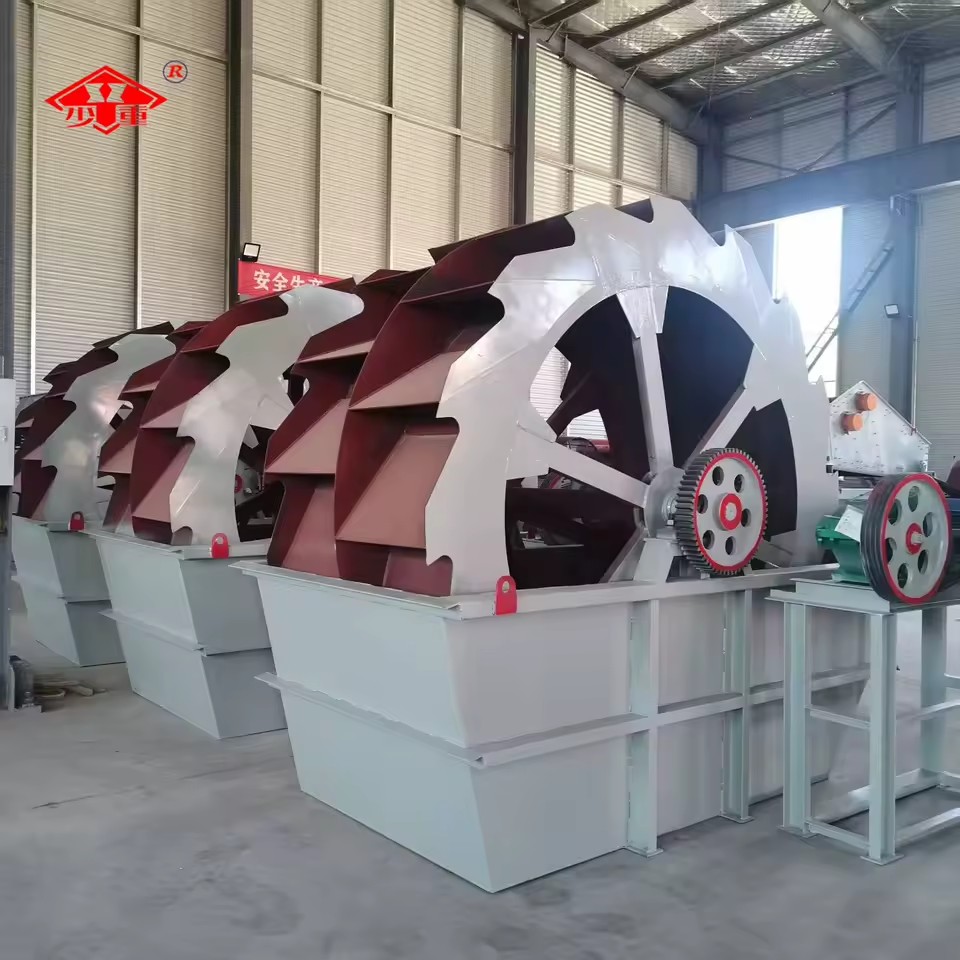 Bucket Wheel Sand Washer 2816 Model for 100-150T/H Aggregate Crushing Production Line