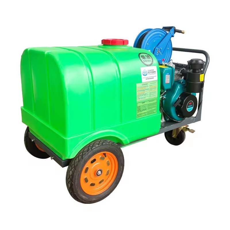 18HP Commercial High Pressure Diesel Washer 280bar 15lpm New 300L Water Tank for Rust Removal Sand Blasting Road Surface
