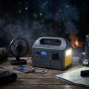 150W Lithium Ion Portable Power Station 76.8Wh Solar Generator Modified Sine Wave Emergency Backup Battery LED Light Camping
