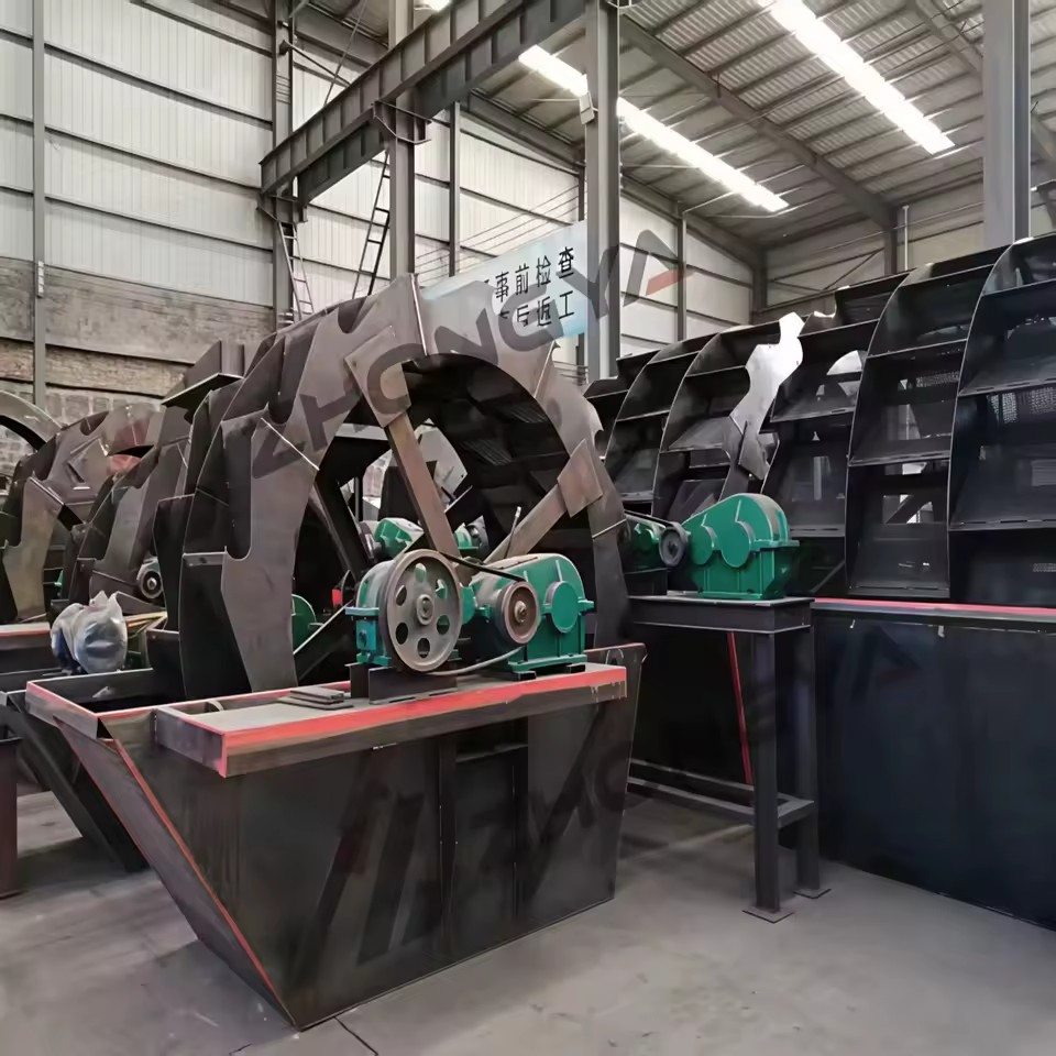 Construction Wheel Sand Washer Stable Operation Wheel Washer for Mixed Stone Sand Waste Gravel for Municipal Engineering Yard