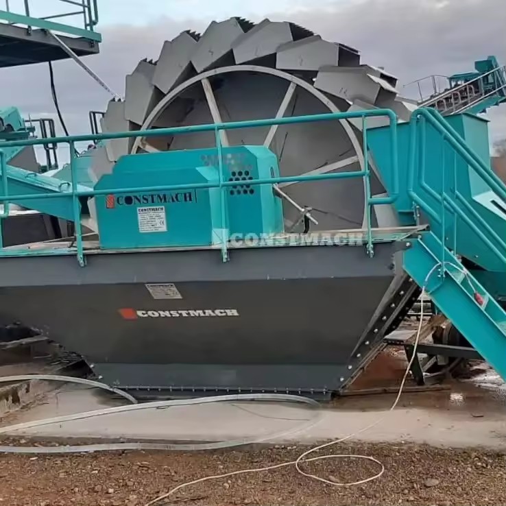 Second Hand Fully Refurbished Sand Washing Machine 6.5 Tonnes 100t/h AC Motor 2 Year Warranty Gear Pump CE ISO