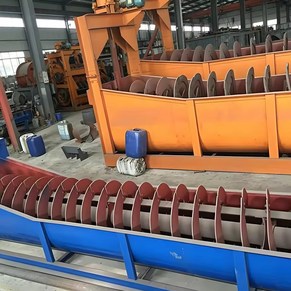 Large Capacity Spiral Classifier Sand Washer Pump AC Motor Mineral Washing Machine for Construction Mining