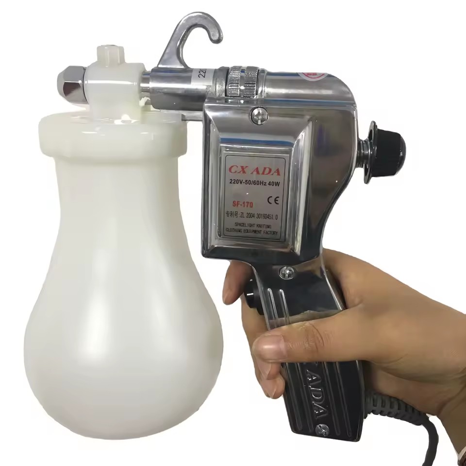 Textile Spot Cleaning Spray Gun for Screen Printing High Pressure Gun Washing Gun 0.65L Cup 220V