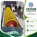 OEM High Recovery Single Shaft Gold Mineral Cleaning Equipment Customized Industrial Production Spiral Sand Washer