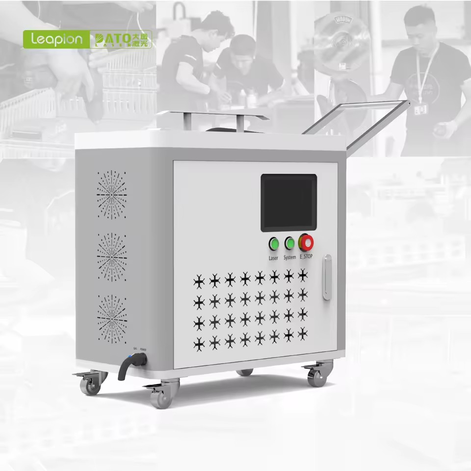 High Efficiency 200W Rust Remover Machine For Construction Equipment Fiber Laser Cleaning Machine
