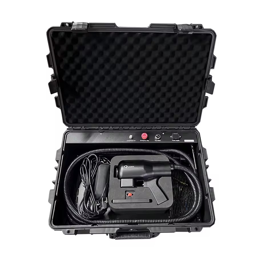 Portable 100W/200W Handheld Laser Cleaning Machine New Condition Fiber Laser for Rust Removal on Wood Paint Stone Metal
