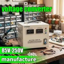 Single-Phase Fully Automatic Voltage Stabilizer (SVC)5Kva/2000Kva AC Input 80-250V Output 220V 3 KVA 50/60Hz Pure Copper Coil