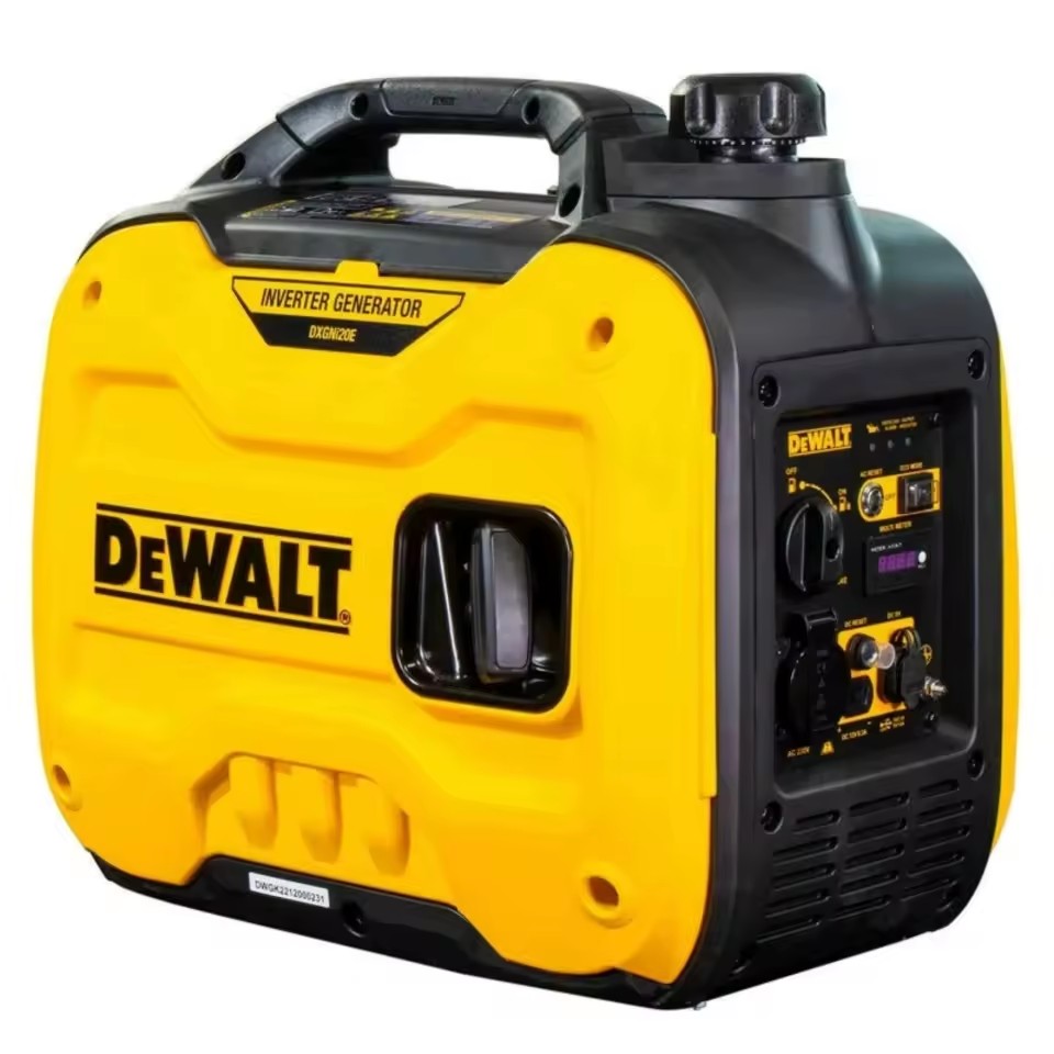 DXGNI20E 2.0kW Petrol Inverter Generator DW80i Engine Model Recoil Start Single Cylinder 4-Stroke 230V LED Display 1.8kW Rated