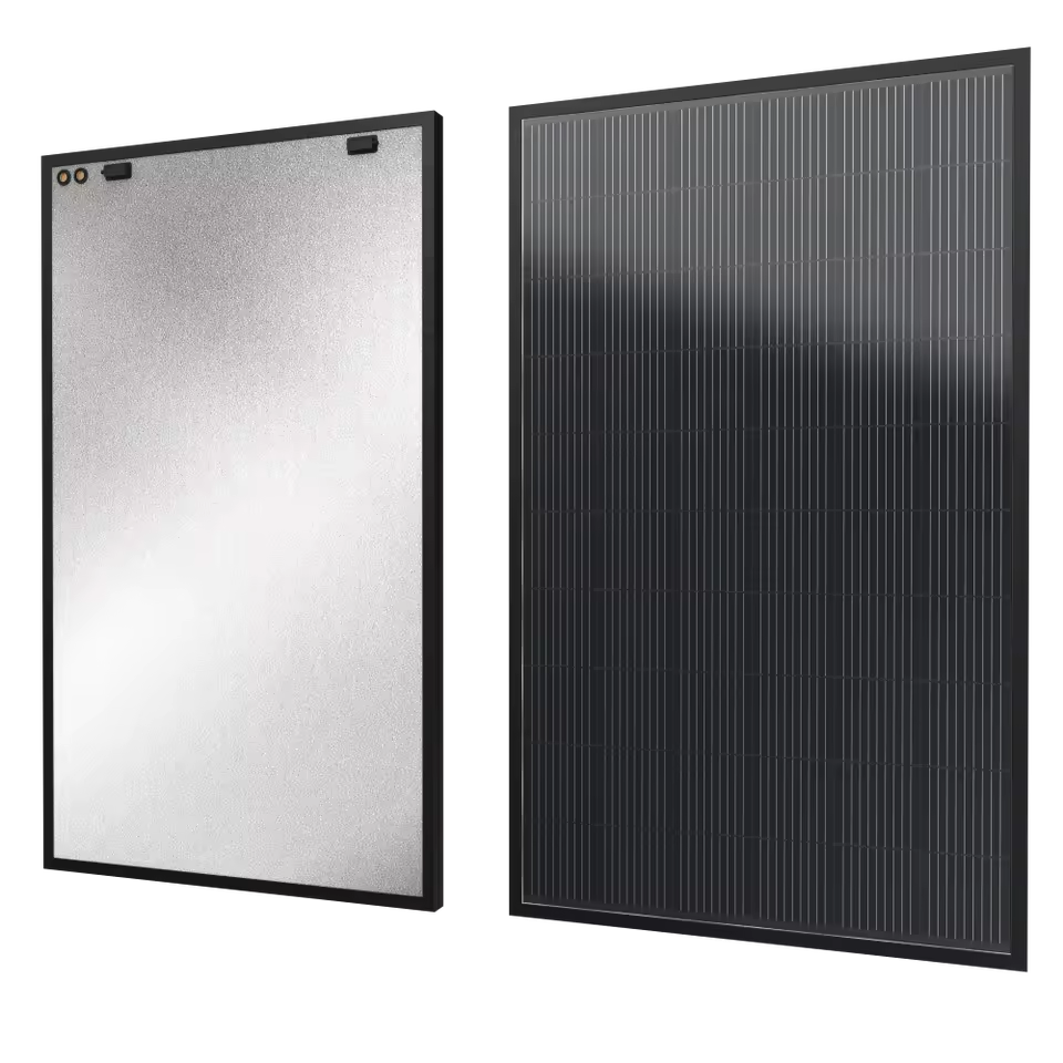 Thermal Enhanced 336W PVT Solar Collector with Peak Thermal Efficiency 0.76 for Low Temperature Radiant Heating