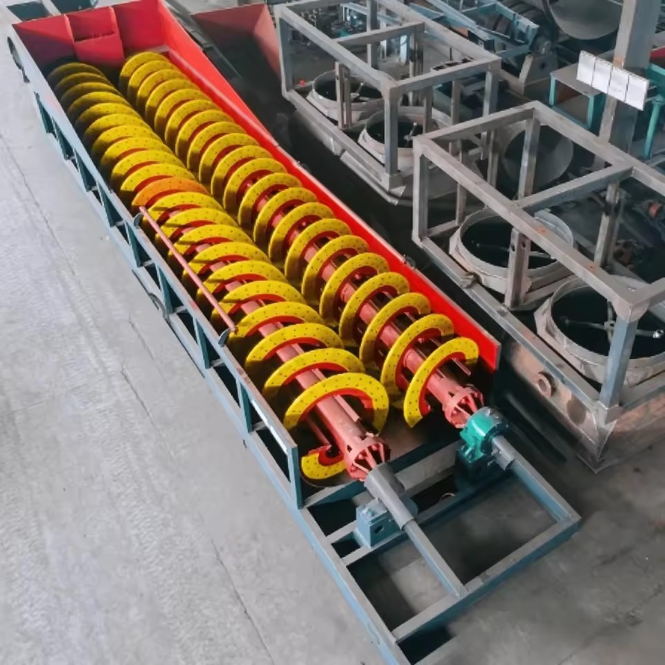 High Efficiency Spiral Sand Washing Machine Industrial Sand Washer Equipment for Construction Sand Washing Machinery Low Power