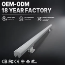 IP67 Waterproof DMX Aluminum Wall Washer LED Linear Light 5-Year Warranty Dimmable for Building/Landscape Projects 18W 24W 36W