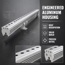 Professional Outdoor Hotel Facade Building Exterior Lighting IP65 Waterproof DMX512 Aluminum Led Strip Pixel Bar Wall Washers