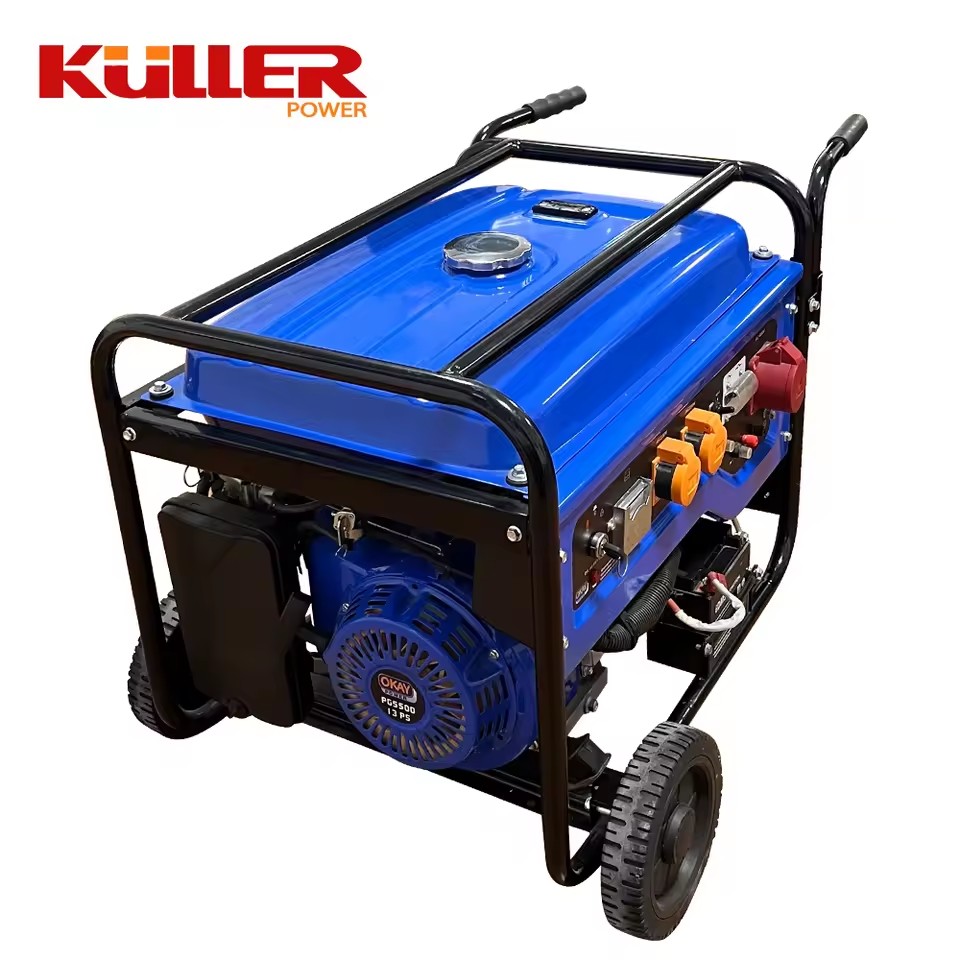 New Design Mini Gasoline Generators 2-12kw - Single Phase, Movable, 50/60Hz Industrial Electricity