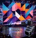 Topvision IP65 Waterproof Rating Outdoor LED Screen Wall Panel, Suitable for Venues Such As Concerts and Celebrations.