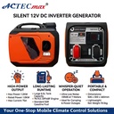 Silent DC 12V 24V Generator AC.501.103 79.7CC DP148F Gasoline Portable Electric Inverter Generation 6.5L for Lithium Batteries