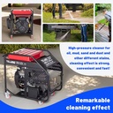 Factory Supply8000PSI/550bar Washer Twin Cylinder Engine Industrial Water Jet High Pressure Cleaner