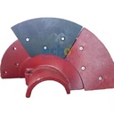High Chrome 44'' Twin Shaft Coarse Washer Parts for Quarry