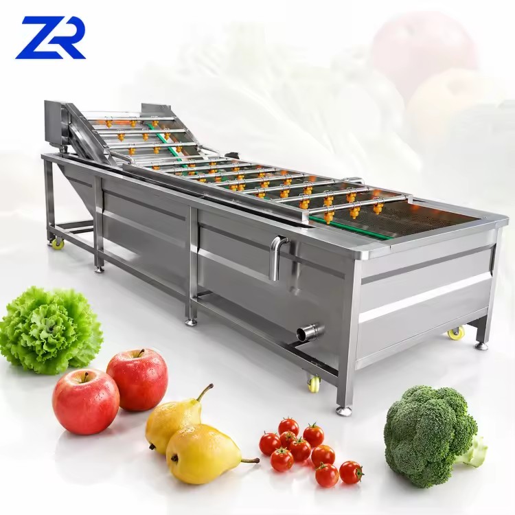 High-Efficiency Bubble Washing Machine for Fruits and Vegetables | Eco-Friendly & Customizable