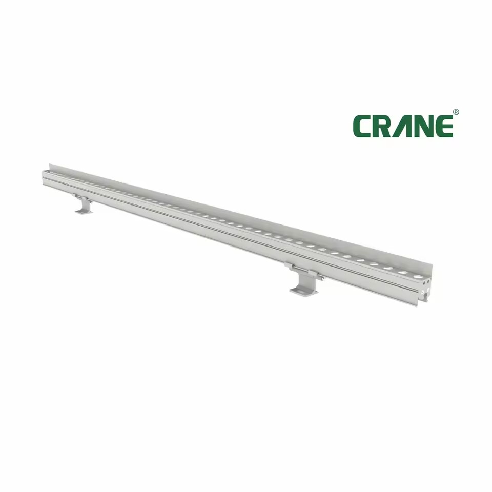 IP67 Aluminum Led Linear Light Bar Building Lighting Waterproof DC24V 12W RGB Led Wall Washer Hotel Landscape High CRI 95 5-Year