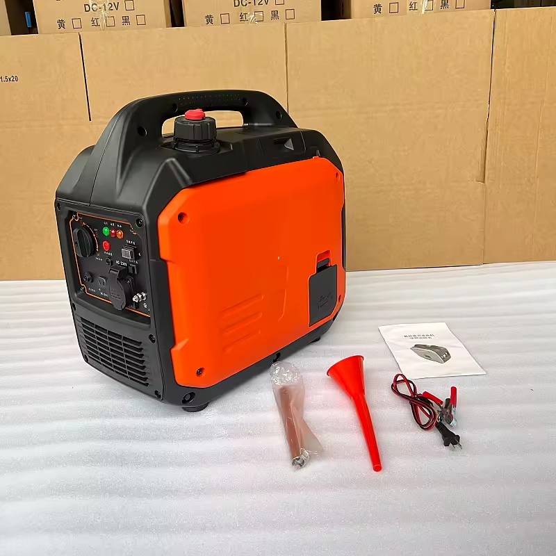 Silent Generator LPG Gasoline 3500W Portable Inverter 4-Stroke AC Single Phase Recoil Start Outdoor Camping Party